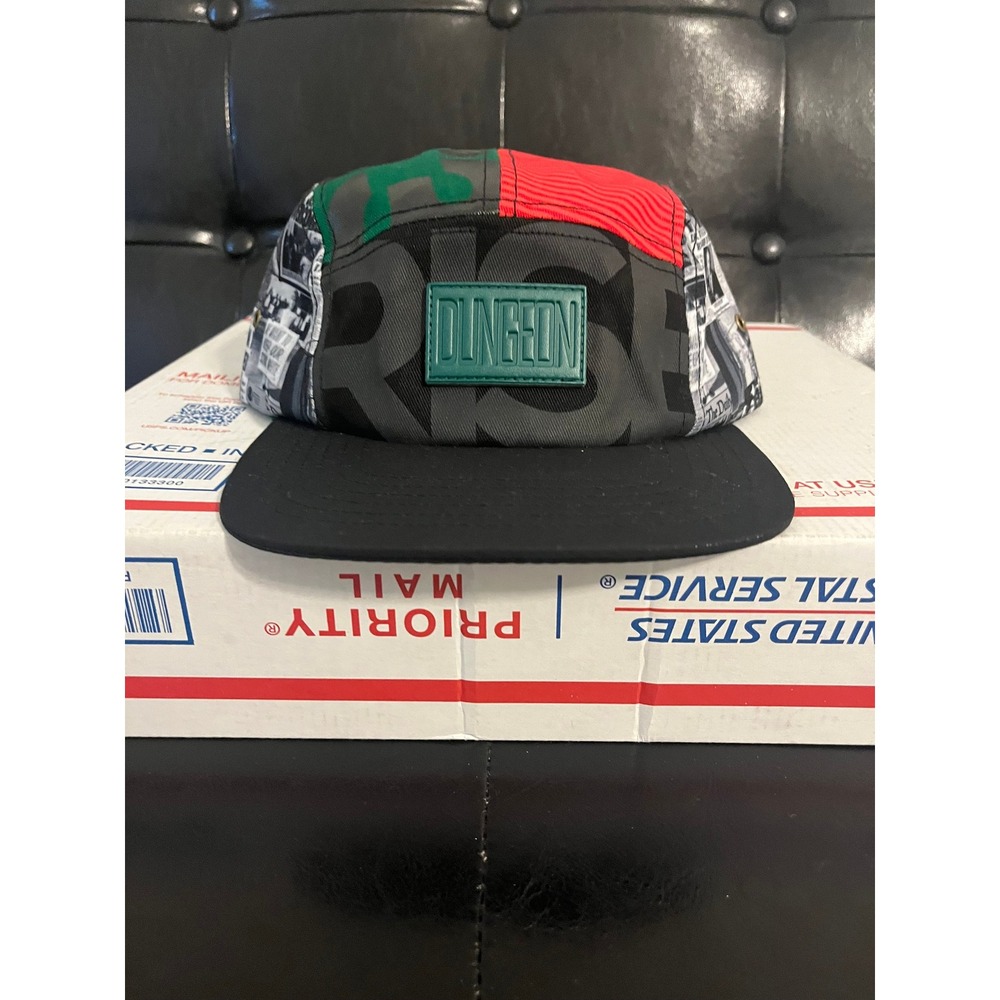 Dungeon Forward Mens Multi-Color 5-Panel Camper Hat‎